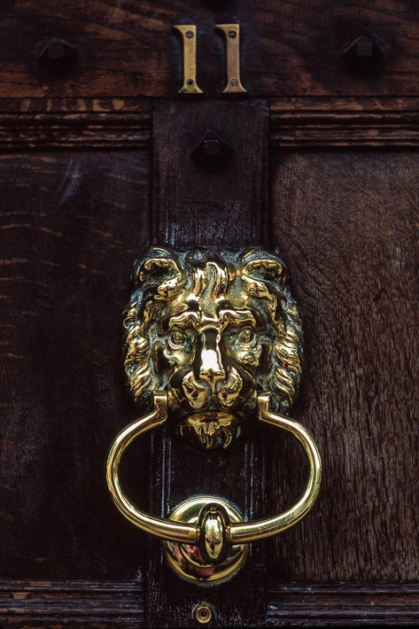 Lion Door Knocker, England