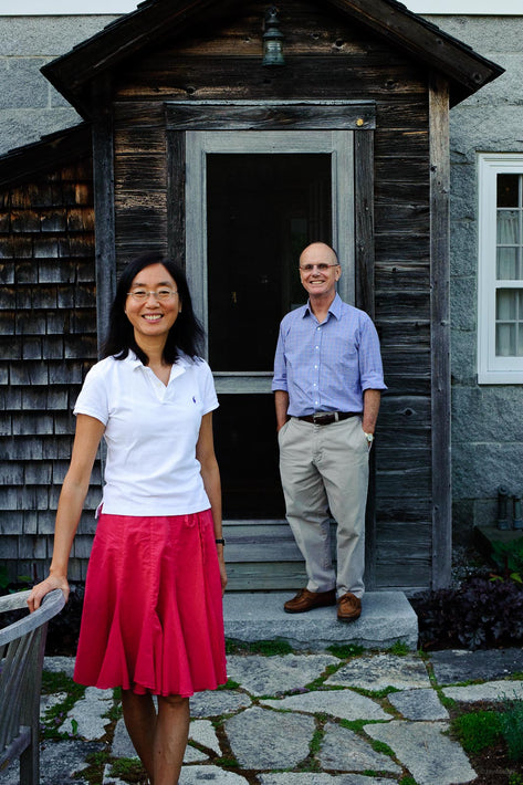 Ni Rong and Dorsey Gardner in Rockport, Maine