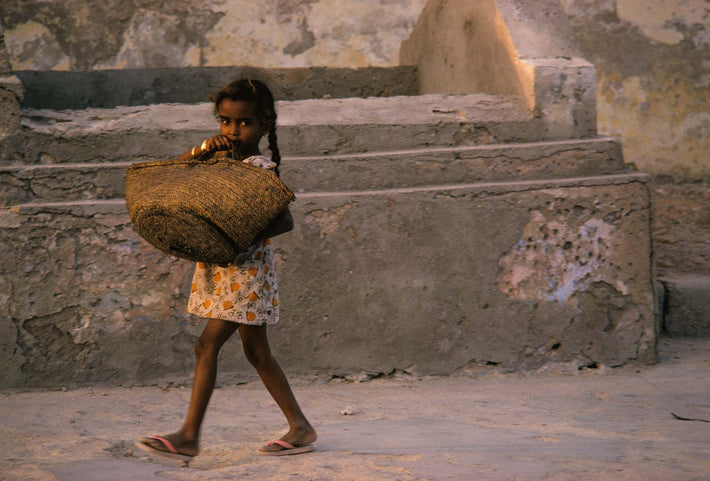 Young Child with Basket, Somalia
