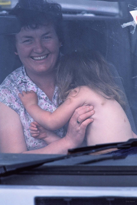 Mom Laughing, Kid Hiding, Ireland