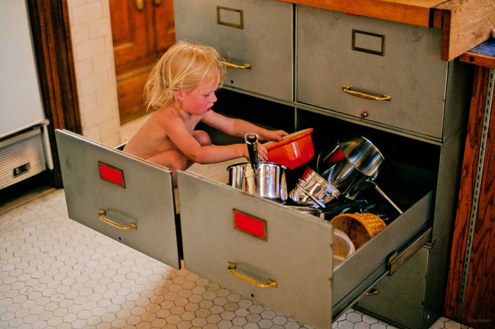 Amanda in Filing Cabinet