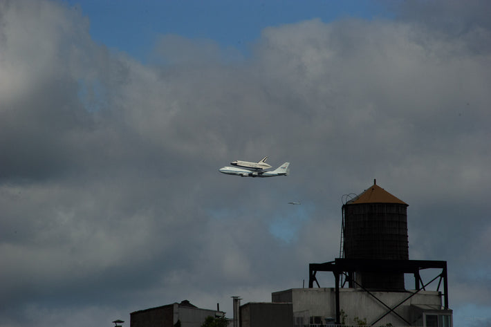 Space Shuttle on 747, NYC
