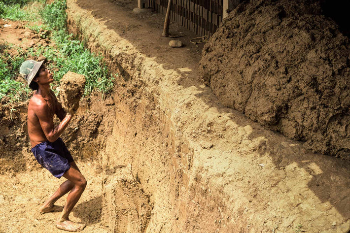 Man Struggling with Mud, Jakarta
