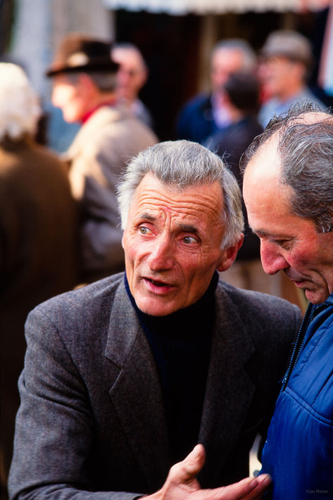 Two Men Talking, Looking Away from Second Man, Vicenza