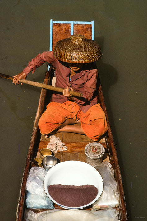 Man Rowing Boat, Bangkok
