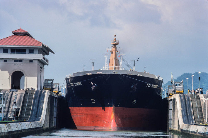 Frontal of Ship, Panama Canal