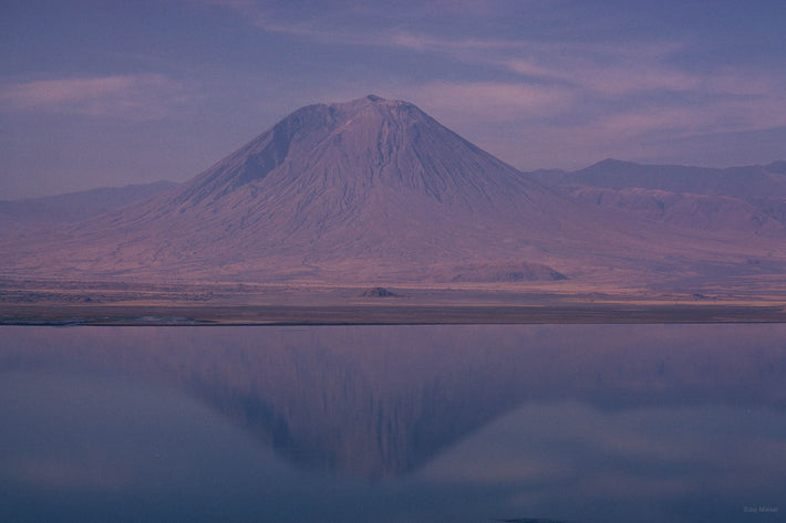 Aerial of Mountain and Reflection, Kenya