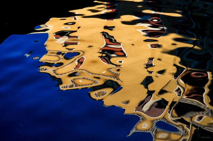 Abstract Reflection, Blue, Yellow, Red, Burano