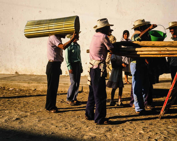 Loading Wood onto Truck, Oaxaca