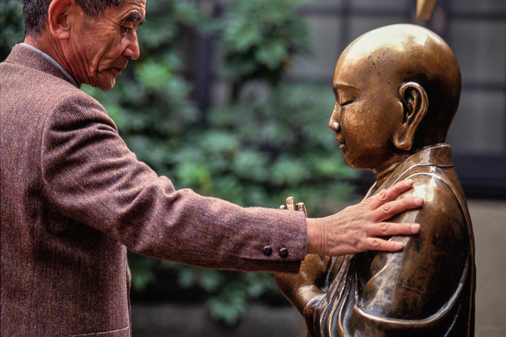 Man Touching Buddha, Tokyo