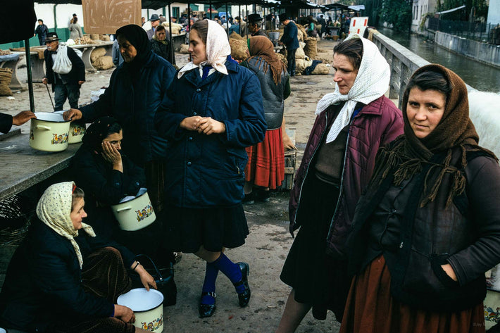 Woman in Market, Romania