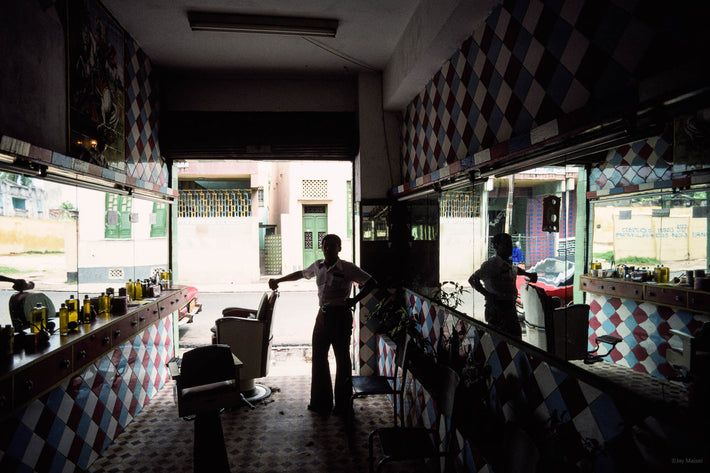 Interior of Barber Shop Looking Out, Bahia
