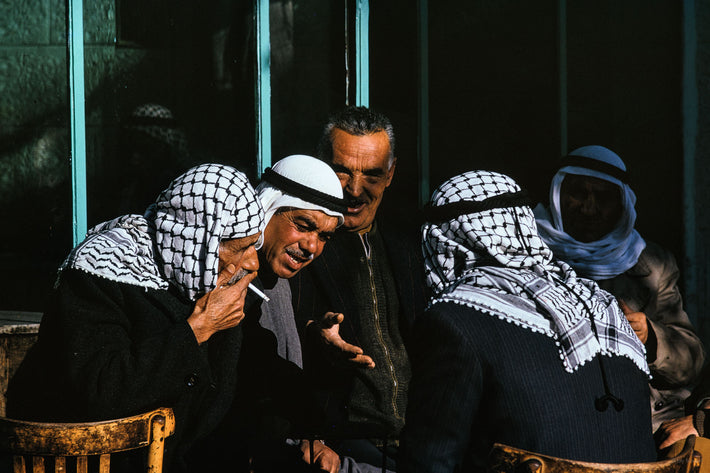 Five Arabic Men Talking, Jerusalem