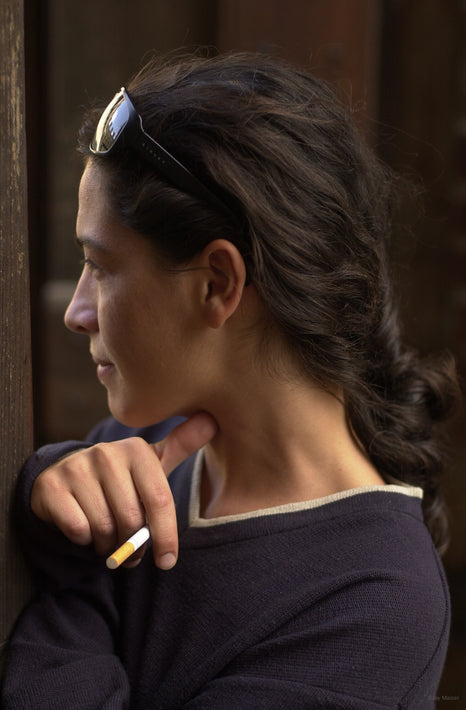 Profile of Woman with Cigarette, Siena