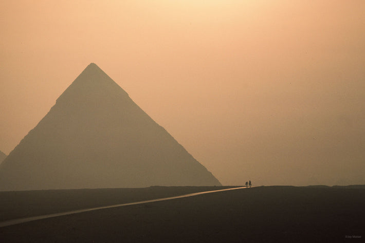 Pyramid with Road, Egypt