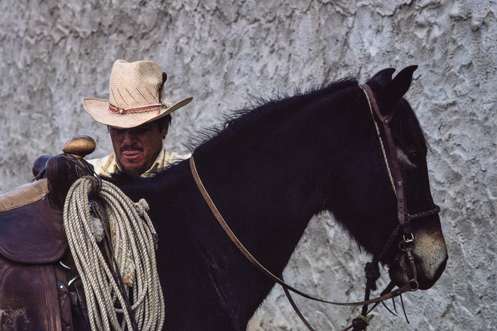Cowboy and Horse, Mexico
