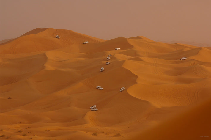 Desert with Cars, Dubai