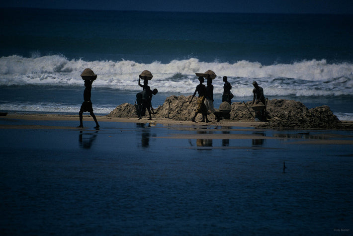People, Ocean in Background, Ghana