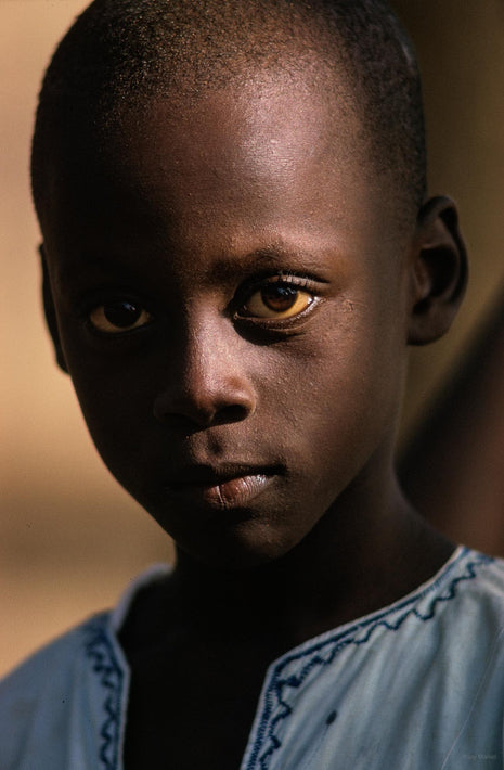 Close-up with White Shirt, Senegal