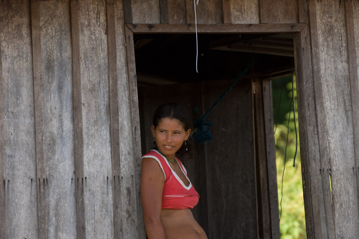 Young Girl, Red Top, Amazon, Brazil