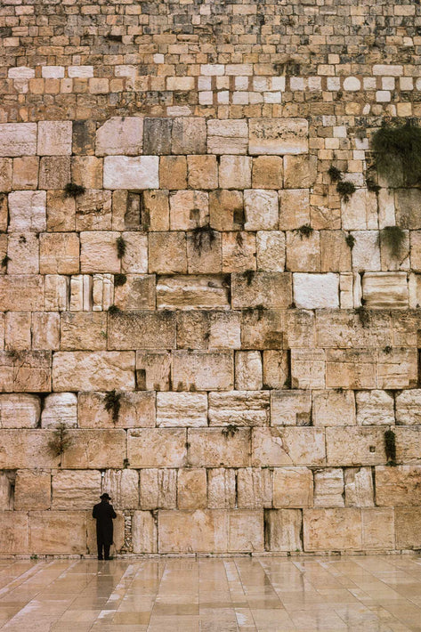 Western Wall with Single Figure, Jerusalem