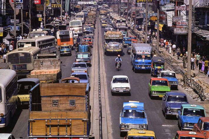 Traffic, Main Road, Bangkok