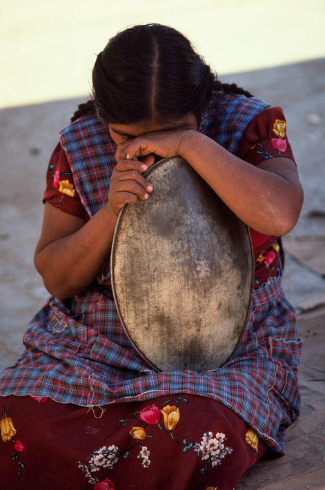 Woman Sitting, Asleep, Oaxaca
