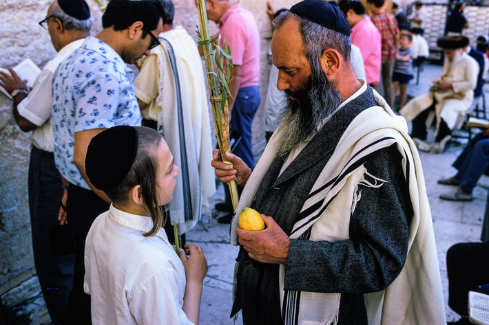 Man with Lemon and Child, Jerusalem