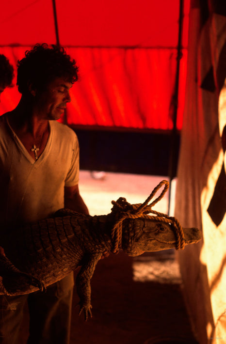 Man with Alligator, Oaxaca
