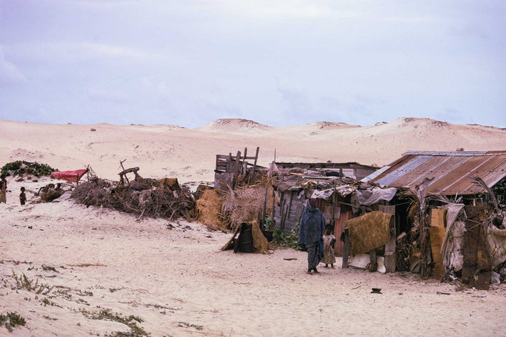 Shacks in Desert, Somalia