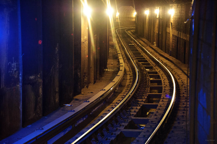 Subway Tunnel, Rails, NYC