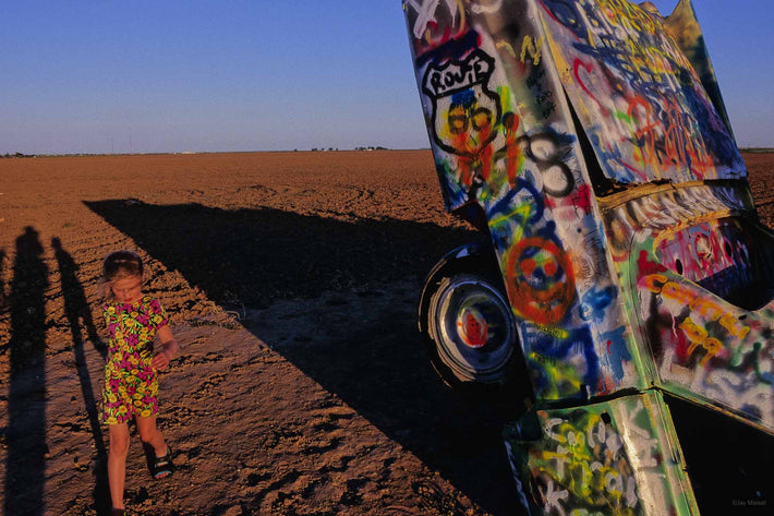 At Cadillac Ranch