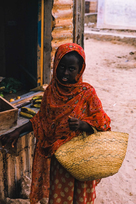 Girl with Basket, Somalia