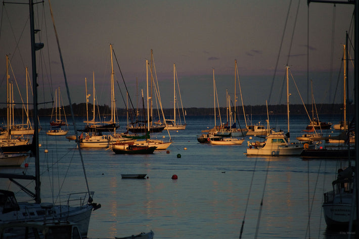 Sailboats in Camden Harbor, Maine