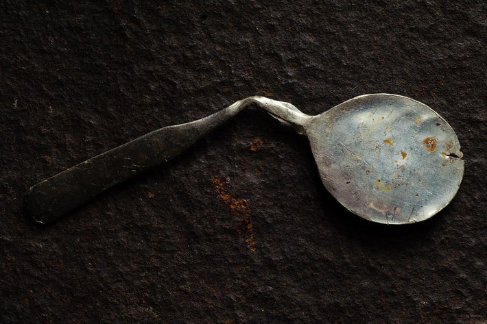 Bent Flattened Spoon