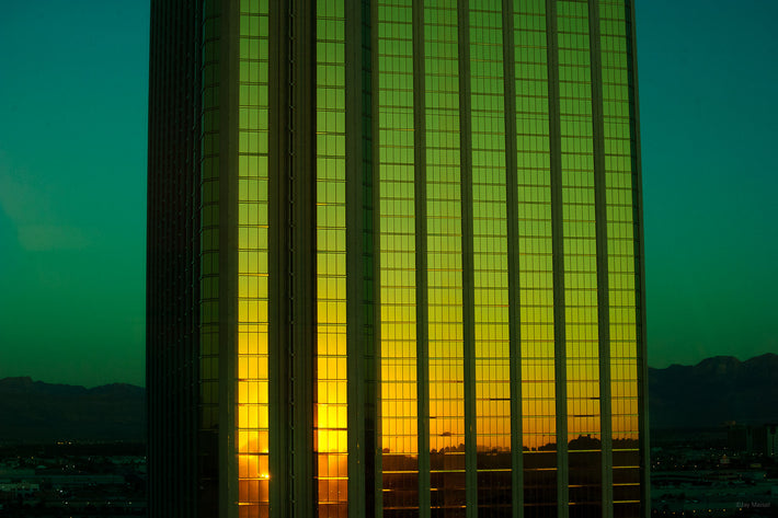 Building Reflection, Sunset, Las Vegas