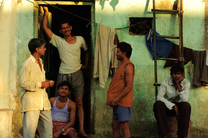 Five Men Sitting and Standing, Mumbai