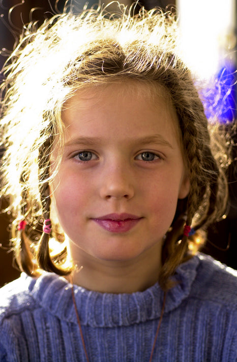 Portrait, Backlit Hair