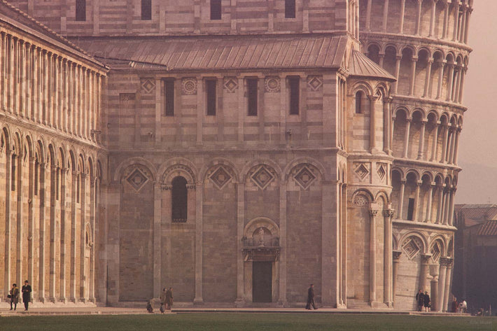 Cathedral and Tower of Pisa, Telephoto, Italy