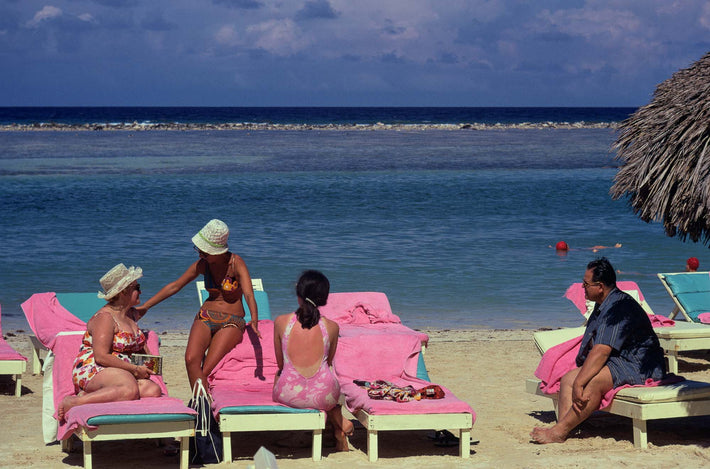 Pink at Beach, Jamaica