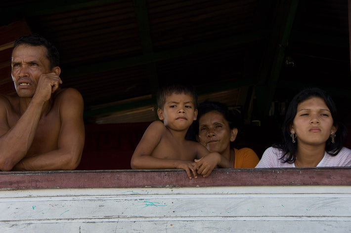 Four in Window, Amazon, Brazil