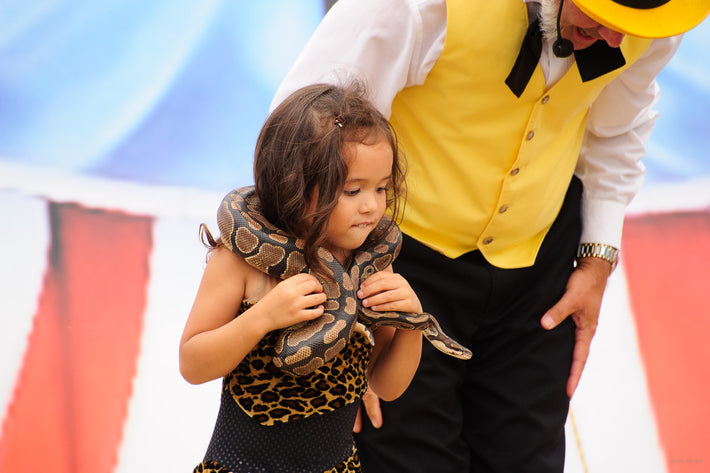 Little Girl with Snake, Maine