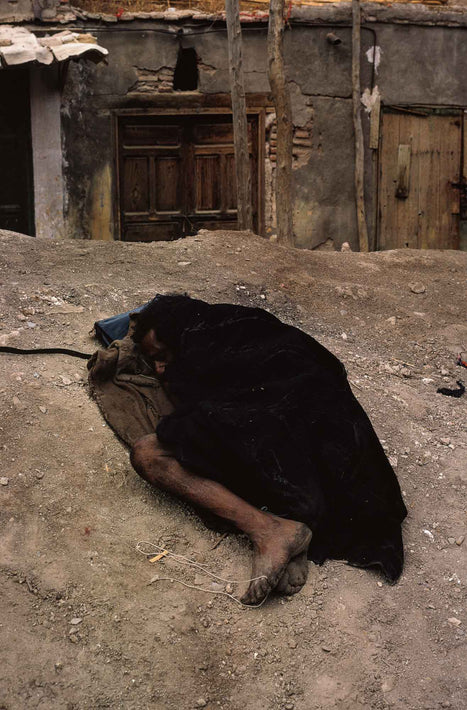 Sleeping Figure on Ground, Marrakech