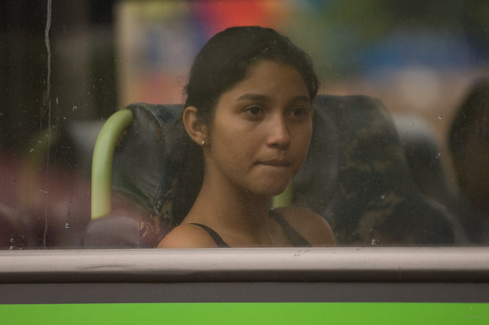 Young Girl in Bus, Amazon, Brazil