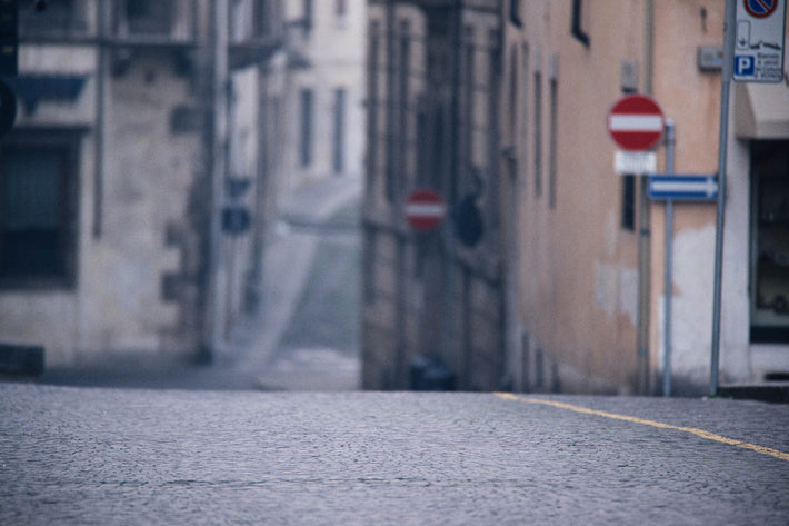 View of Empty Street, Low Angle , Vicenza