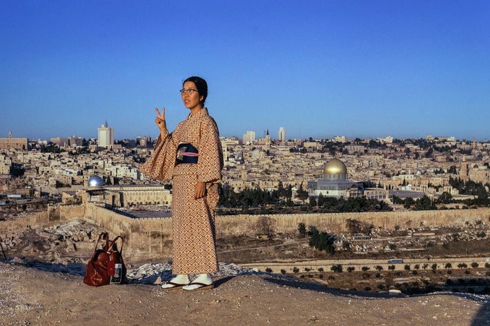 Japanese Tourist and City, Jerusalem