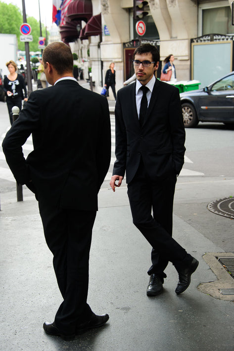 Two Men, Standing, Paris