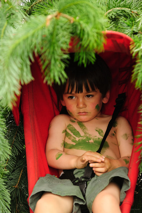 Bored Boy at Parade, Seattle