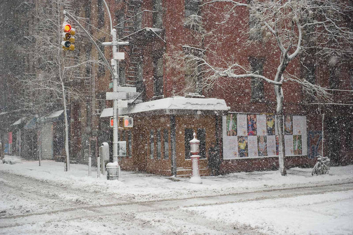 Snow, Spring and Elizabeth Street,  NYC