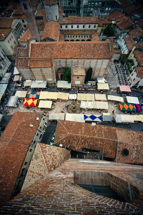 Overhead View Market Day, Vicenza